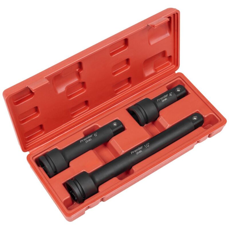 Sealey AK5515 Premier Impact Extension Bar Set 3/4