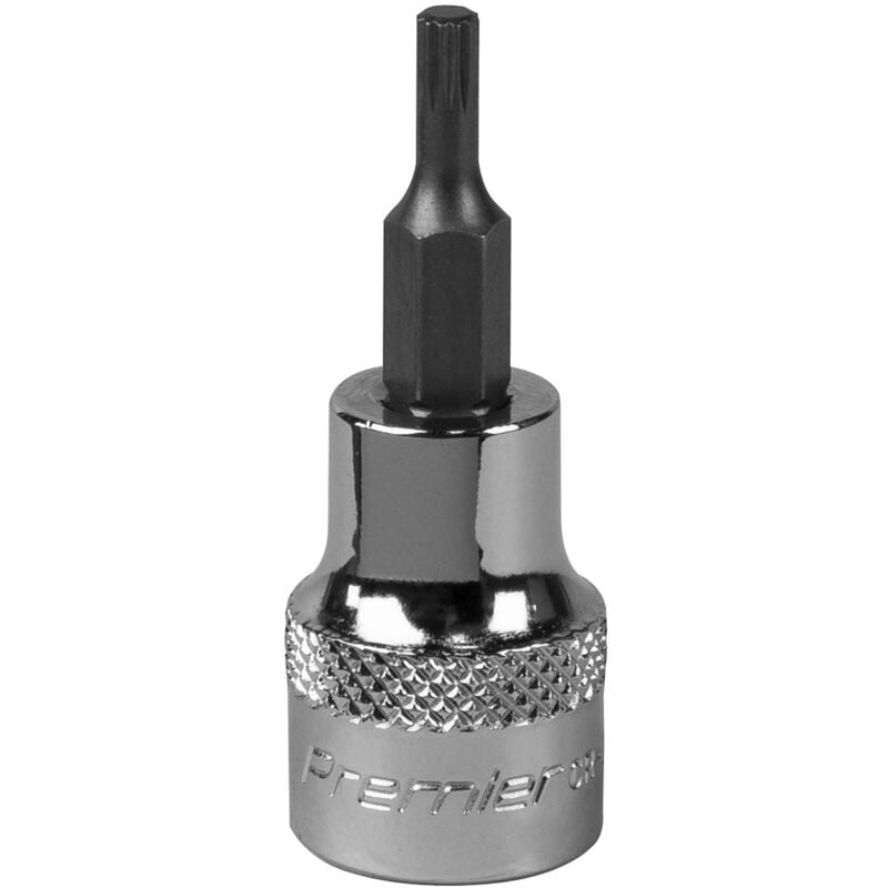 SBS001 Premier Spline Socket Bit 3/8'Sq Drive M3 - Sealey