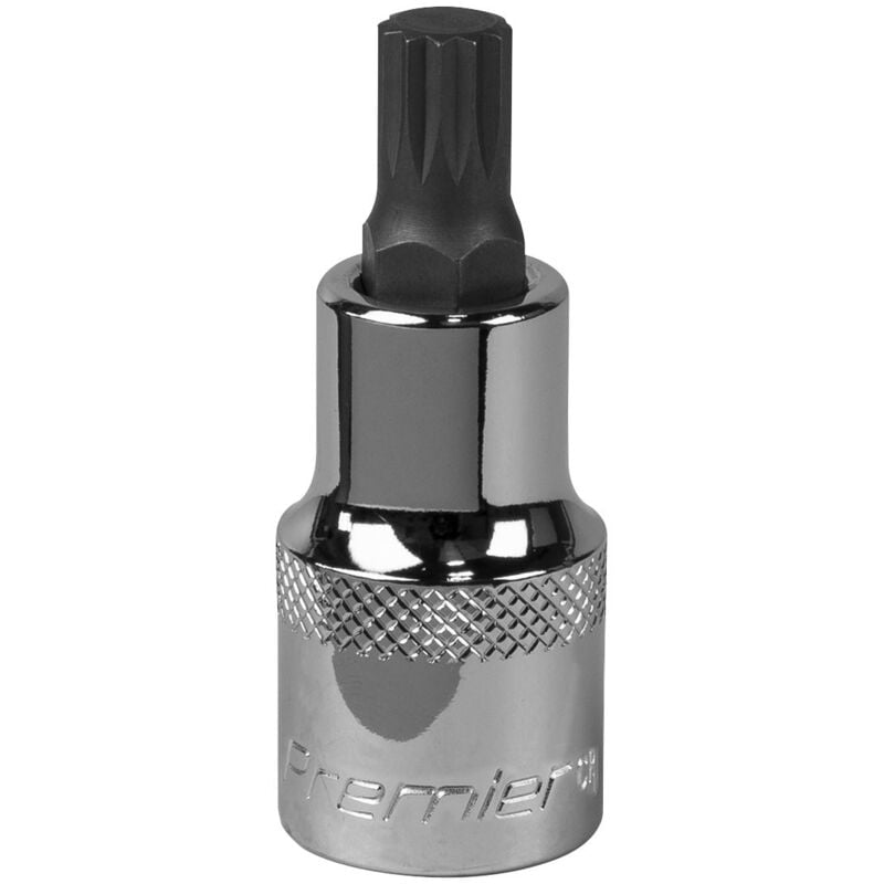 SBS014 Premier Spline Socket Bit 1/2'Sq Drive M9 - Sealey