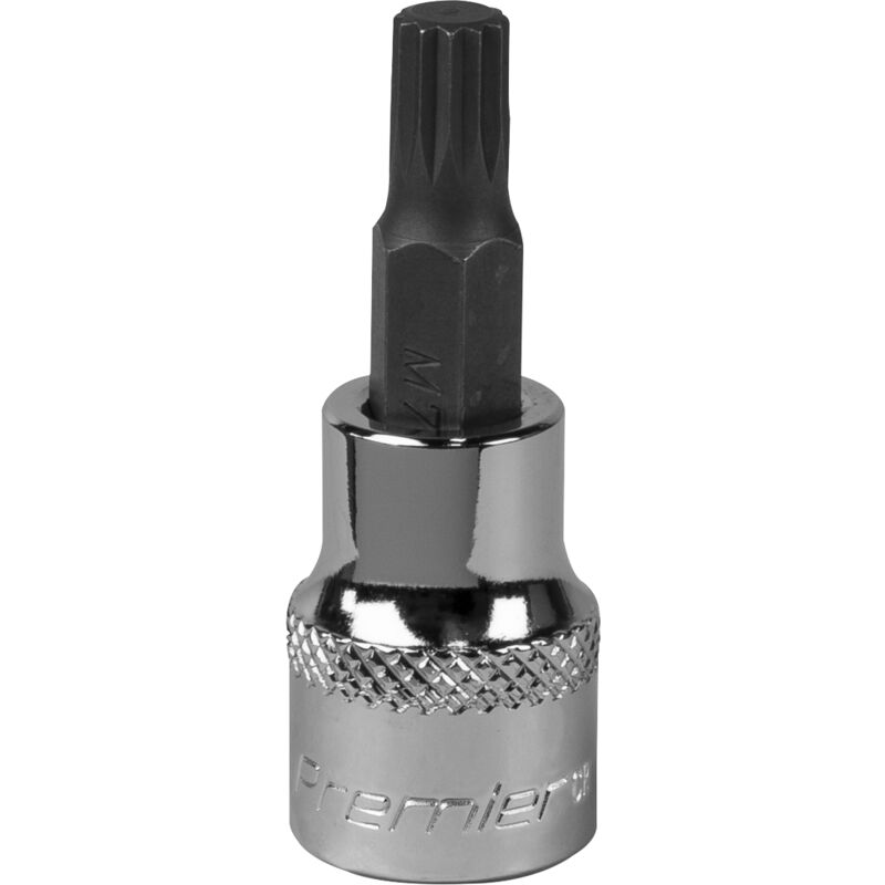 SBS005 Premier Spline Socket Bit 3/8'Sq Drive M7 - Sealey