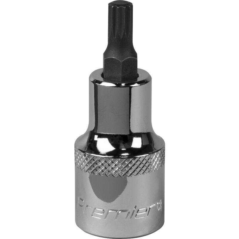 SBS011 Premier Spline Socket Bit 1/2'Sq Drive M6 - Sealey