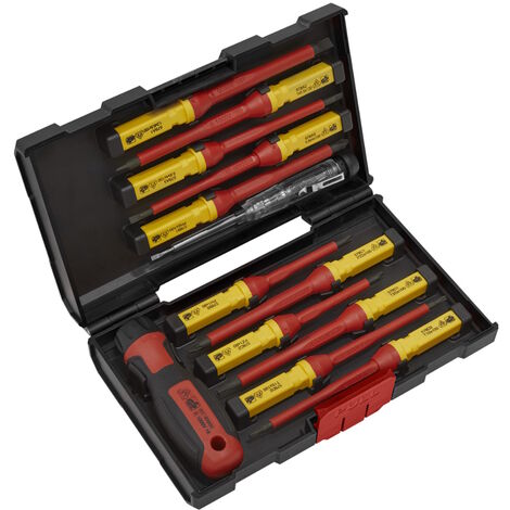 Sealey AK6128 VDE Interchangeable Screwdriver Set 13pc