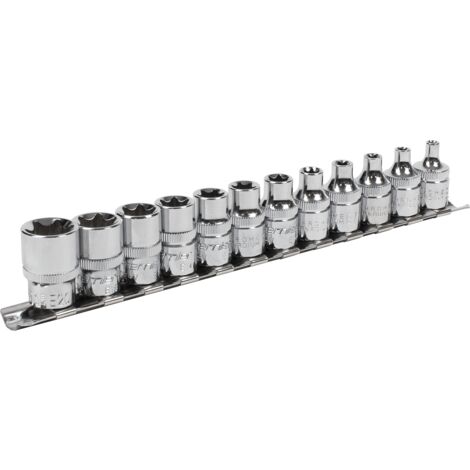 Sealey AK61806 Premier TRX-Star Socket Set 3/8""Sq Drive E4-E20 12pc