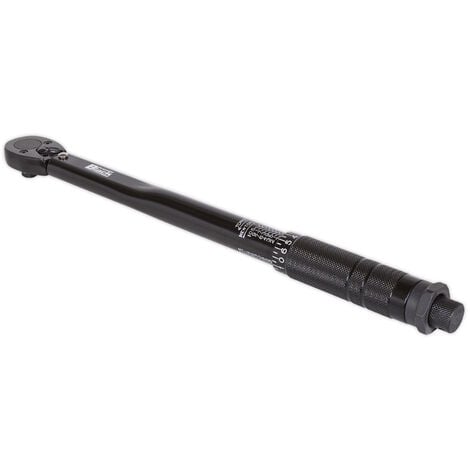 Sealey AK623B Micrometer Torque Wrench 3/8in Sq Dr Calibrated Black Series