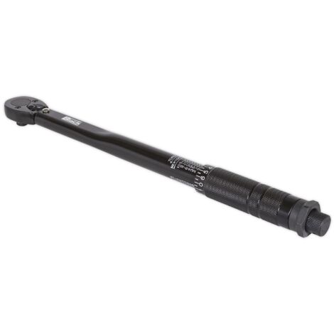 Sealey AK623B Premier Black Calibrated Micrometer Torque Wrench 3/8""Sq Drive
