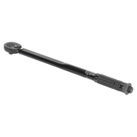 Sealey AK624B 1/2&quot; Square Drive Calibrated Micrometer Torque Wrench - Black Series