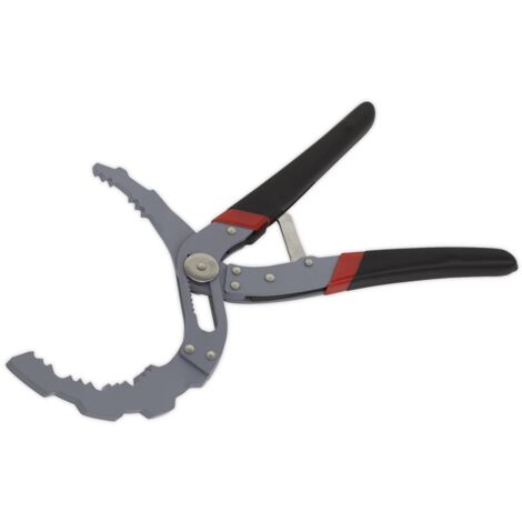 Sealey AK6421 Premier Self-Adjusting Angled Oil Filter Pliers