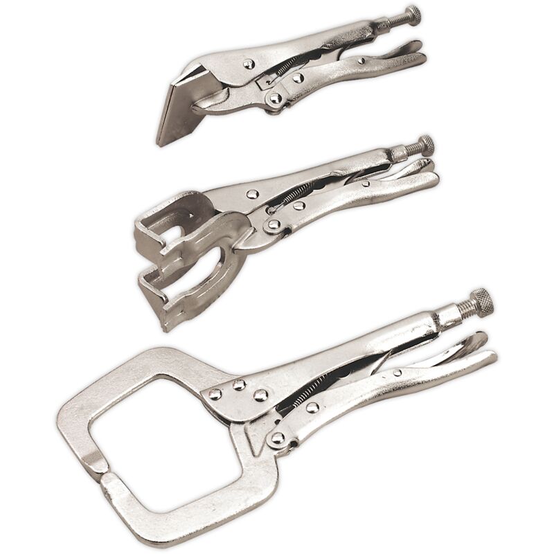 Premier C-Clamp & Welding Clamp Set 3pc AK67 - Sealey