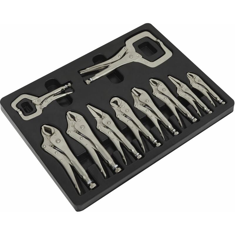 Locking Pliers Set 10pc AK6800 - Sealey