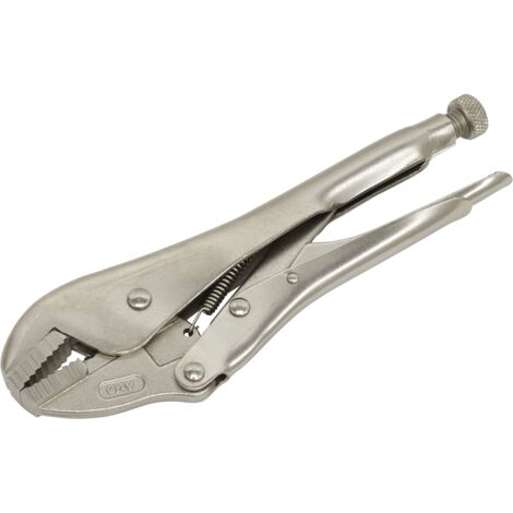 Sealey AK6823 Premier Locking Pliers Straight Jaws 225mm 0-44mm Capacity