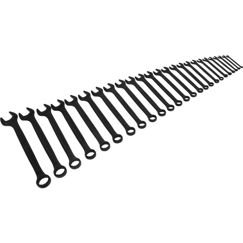 AK63264B Premier Black Combination Spanner Set 25pc - Sealey