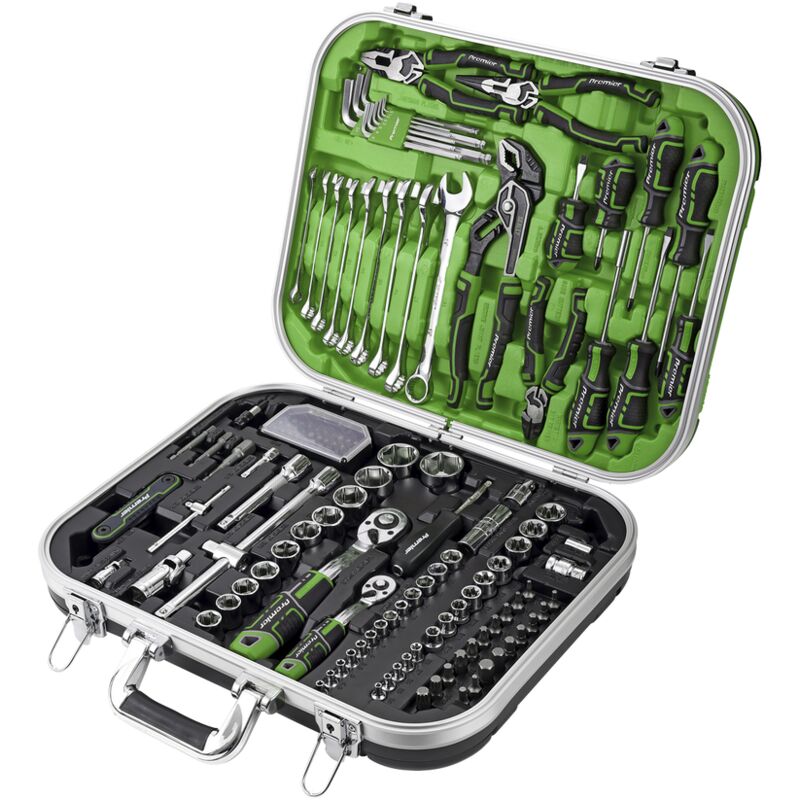 Mechanic's Tool Kit144 Piece Hi-vis Green - Premier