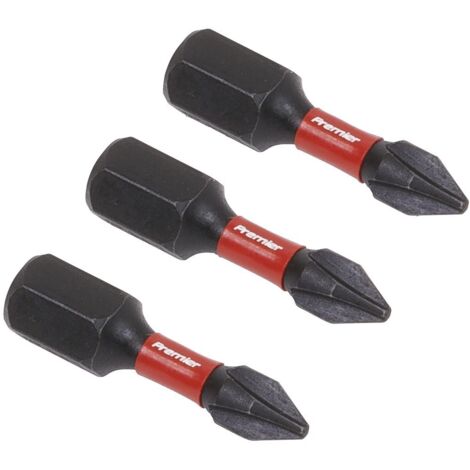 Sealey AK8204 Premier Phillips Impact Power Tool Bits 1 x 25mm 3pc