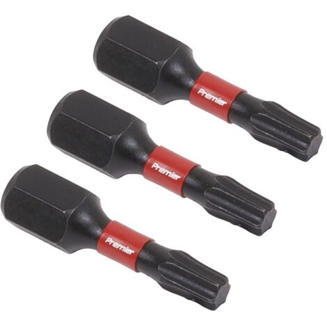 Sealey AK8217 Premier TRX-Star Impact Power Tool Bits T20 x 25mm 3pc