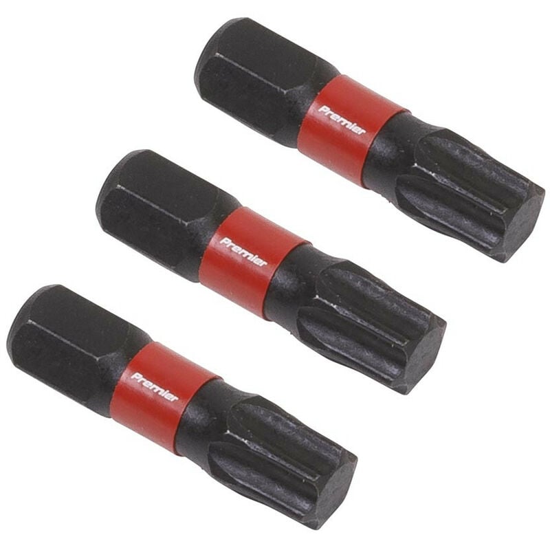 AK8221 TRX-Star* T40 Impact Power Tool Bits 25mm - 3pc - Sealey