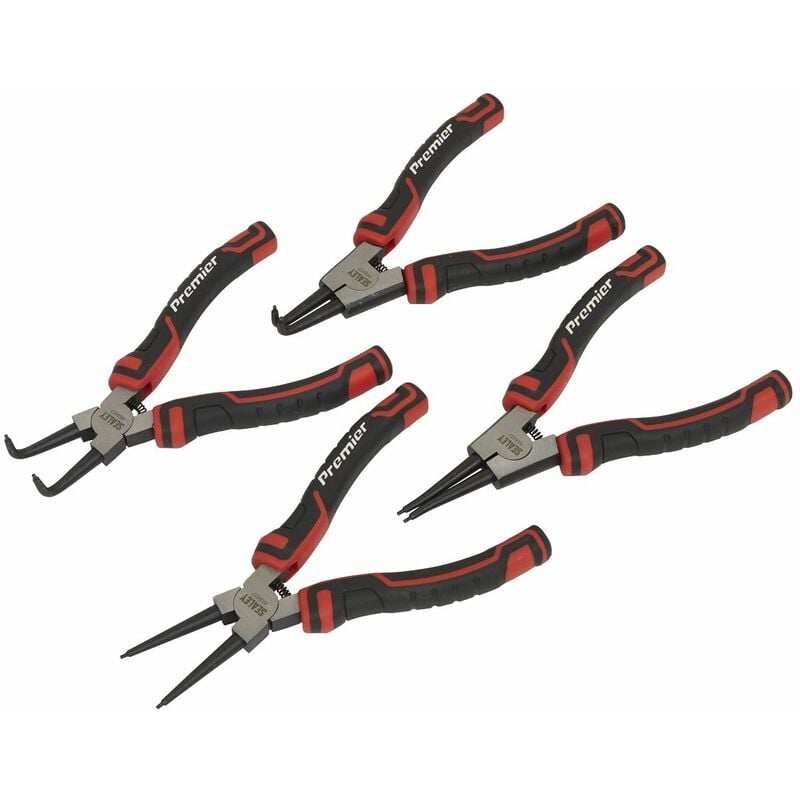 Sealey - Circlip Pliers Set 180mm 4pc AK8457