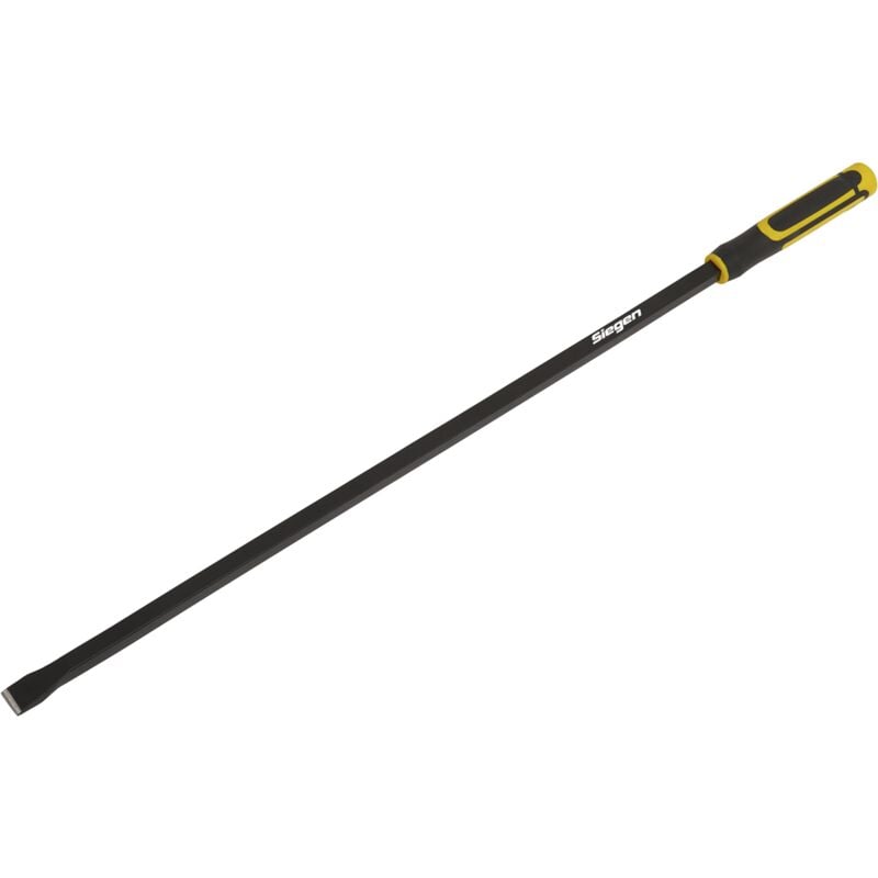 Sealey - S01191 Siegen Heavy-Duty Straight Pry Bar with Hammer Cap 900mm