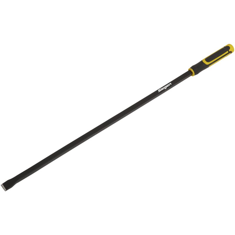 Pry Bar 900mm Straight Heavy Duty with Hammer Cap - Sealey