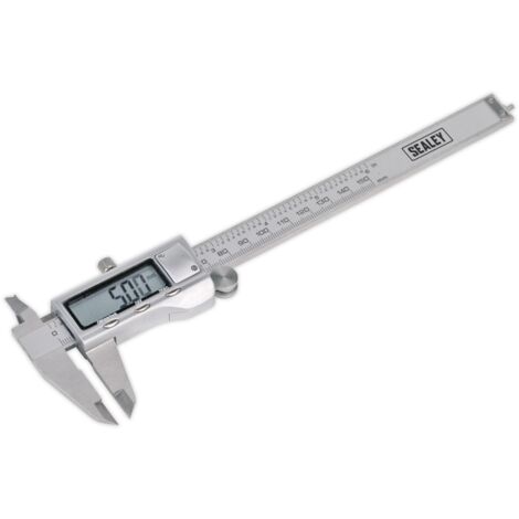 Sealey AK9621EV Premier Stainless Steel Digital Vernier Caliper 0-150mm(0-6")