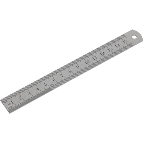 Sealey AK9640 Stainless Steel Rule 6" (150mm)