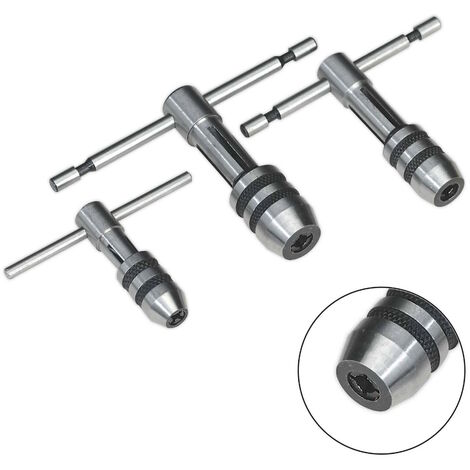 Sealey - AK9799 T-Handle Tap Wrench Set 3pc
