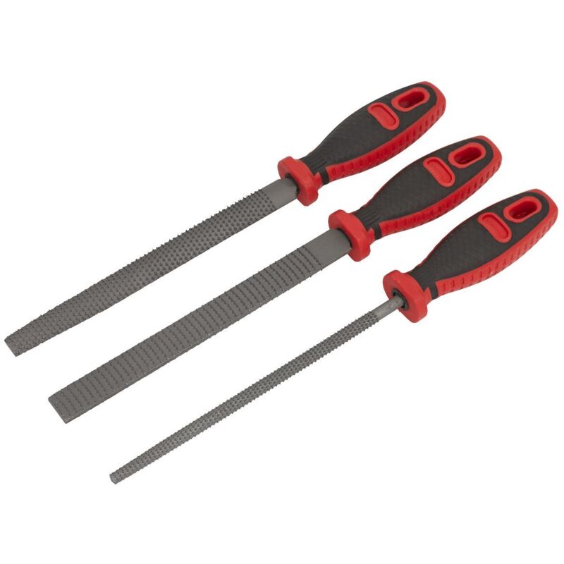Premier - Sealey AKR03 Rasp File Set 3pc