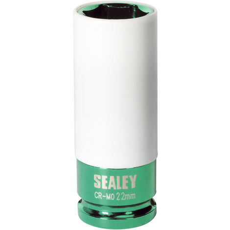 Sealey Alloy Wheel Impact Socket 22mm 1/2Sq Drive SX03022