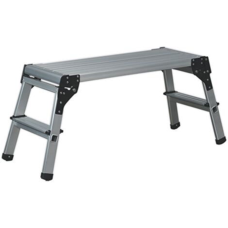 Sealey Aluminium 2-Tread Folding Platform - EN 131-4 APS2