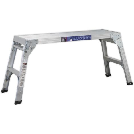 Sealey Aluminium 2-Tread Folding Platform - EN 131-4 APS2E