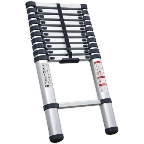 Sealey Aluminium Professional Telescopic Ladder 11-Tread - EN 131 ATL11
