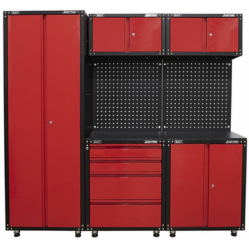 Sealey - American PRO® 2.0m Storage System APMS80COMBO3