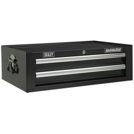 Sealey AP26029TB Superline PRO Mid-Box Tool Chest 2 Drawer - Black