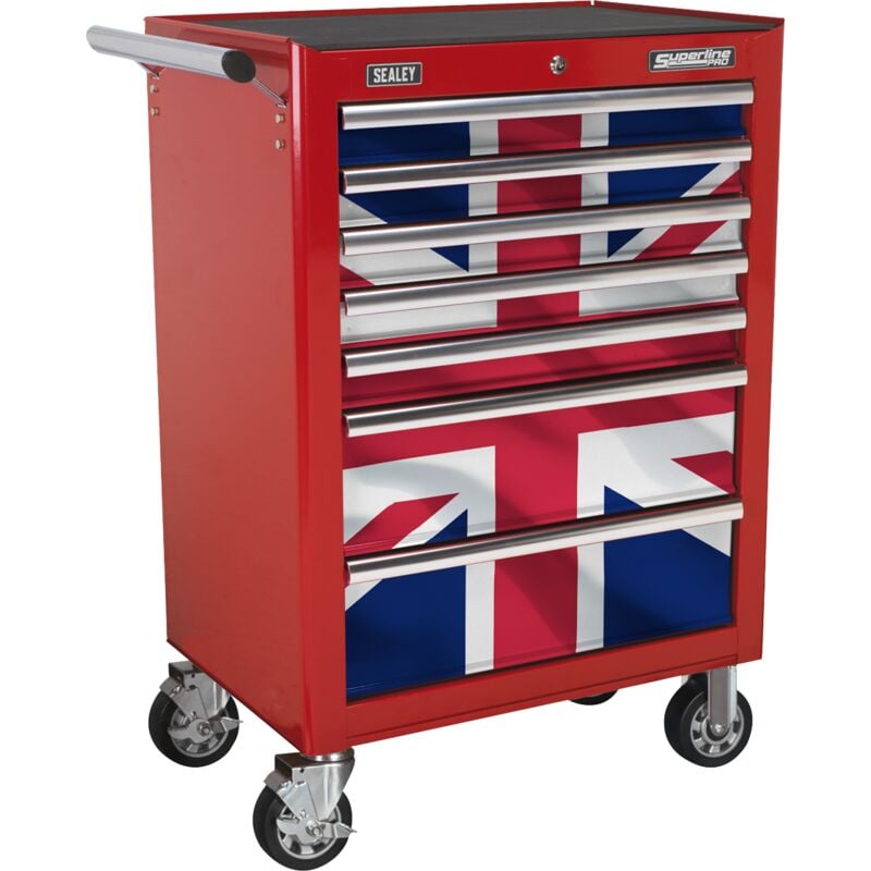 Sealey - AP26479TUJ Superline pro® Rollcab 7 Drawer & Union Jack Graphics Pack