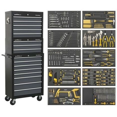 Sealey Ap35tbcombo Tool Chest Combination 16 Drawer With