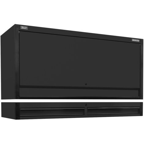 Sealey AP6203BE Superline PRO® Black Edition Top Hutch & 2 Drawer Riser 1549mm