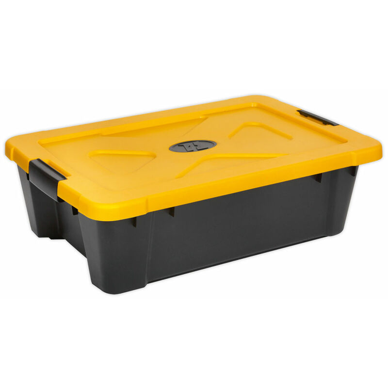 Sealey - APB27 Composite Stackable Storage Box with Lid 27ltr