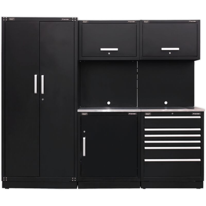 Sealey APMSCOMBO1SS Modular Storage System Combo - Stainless Steel Worktop