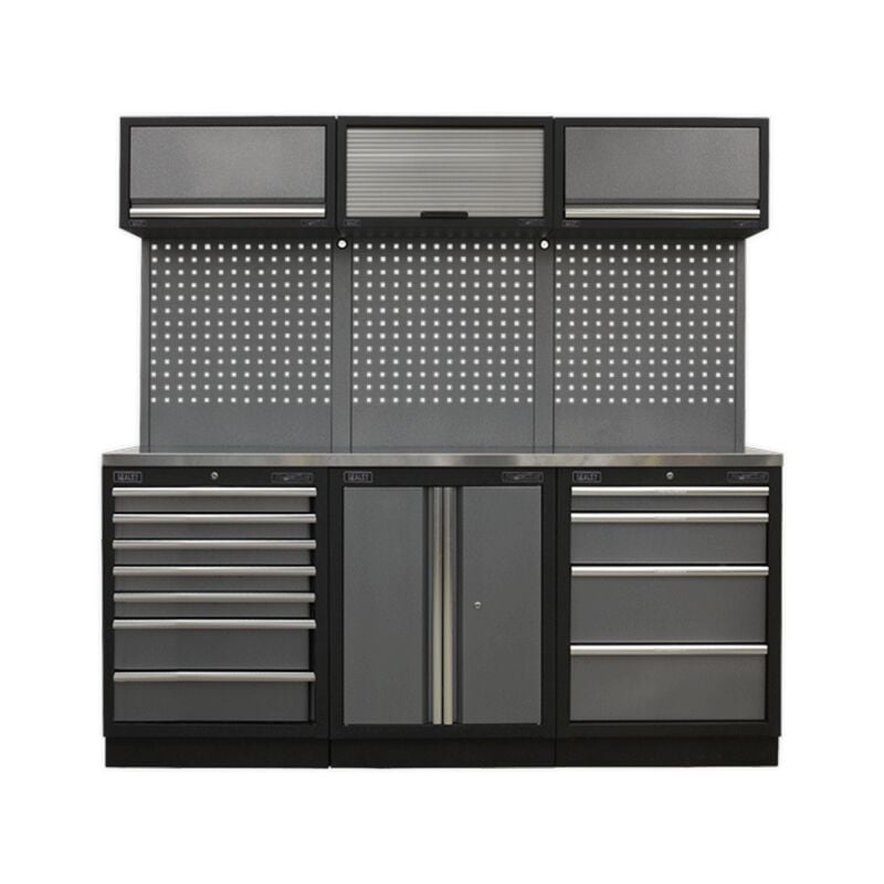 Sealey APMSSTACK07SS Modular Storage System Combo - Stainless Steel Worktop