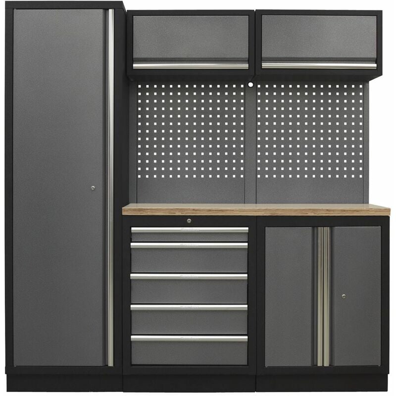 Sealey - Superline PRO® Storage System - Wood Worktop APMSSTACK02W