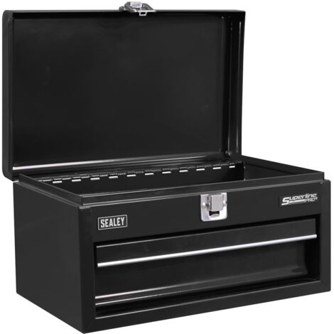 Sealey APMTB2 Superline Pro Mini Toolbox with Drawer - Black
