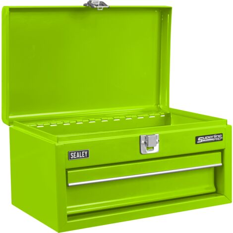 Sealey APMTB3 Superline Pro® Mini Toolbox with Drawer - Green