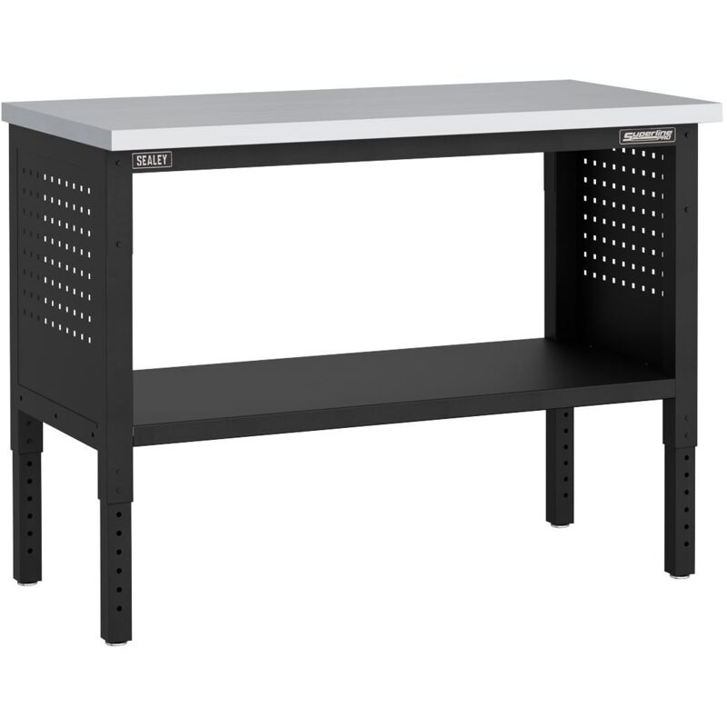Sealey - APMWB50SS Superline pro Modular Adjustable Height Workbench with Stainless Steel Worktop 1265mm