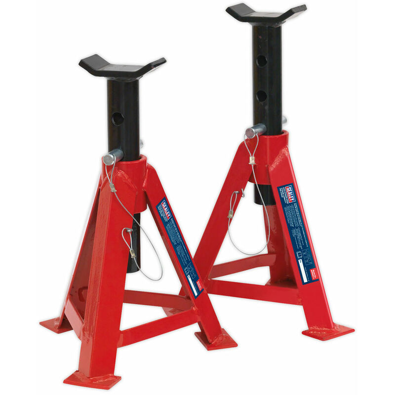 AS5000 Axle Stands (Pair) 5tonne Capacity per Stand - Sealey