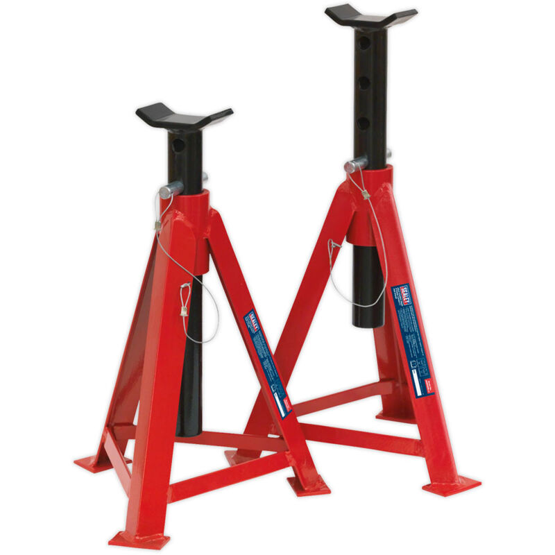 AS5000M Axle Stands (Pair) 5tonne Capacity per Stand - Sealey