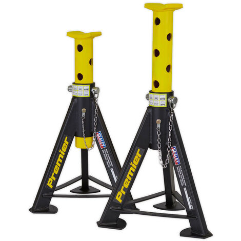 Streetwize Pair of Adjustable Folding Axle Stands SW2TFAS