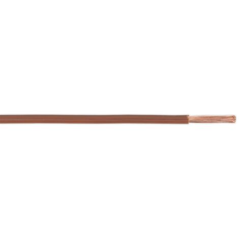 Sealey Automotive Cable Thin Wall Single 2mm� 28/0.30mm 50m Brown AC2830BN