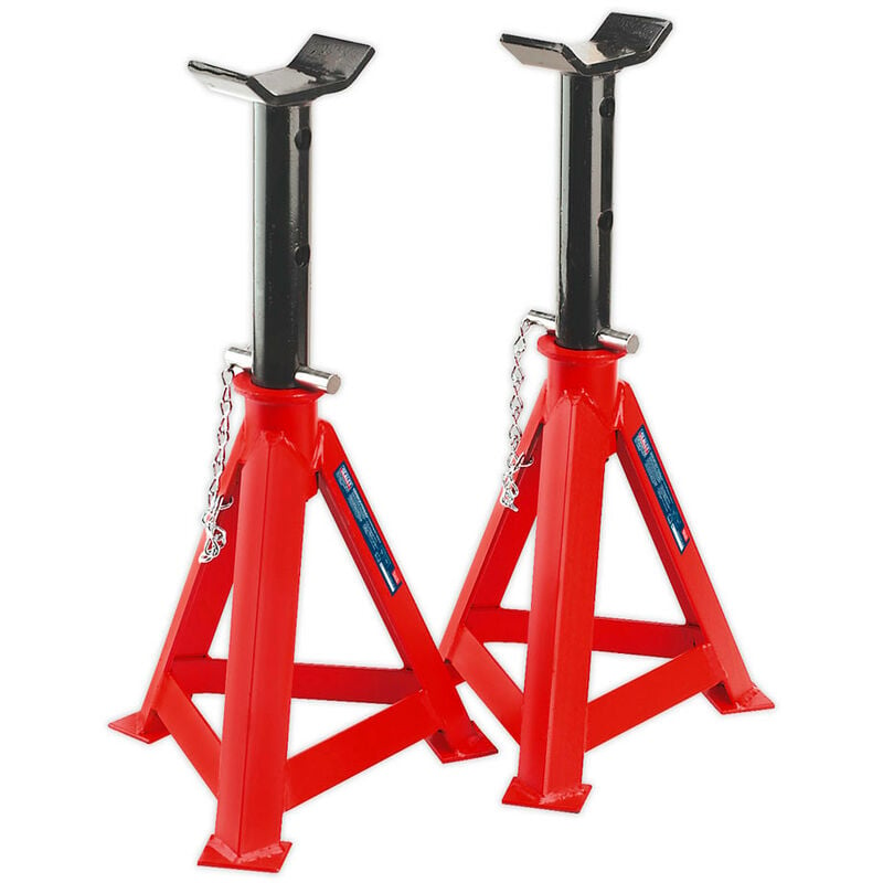 AS10000 Axle Stands (Pair) 10tonne Capacity per Stand - Sealey
