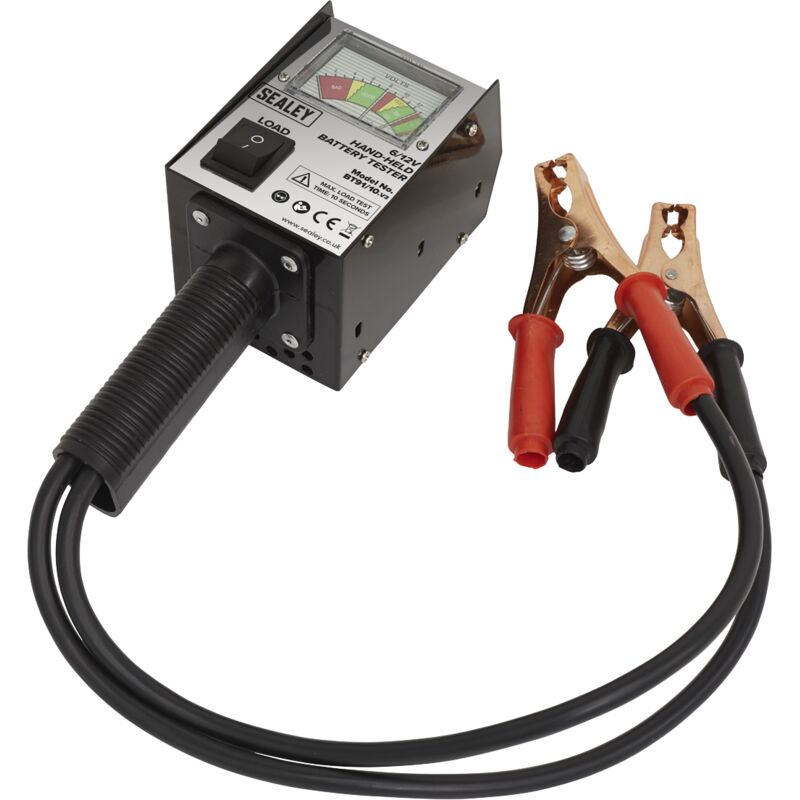 Sealey - Battery Tester 6/12V Handheld BT91/10