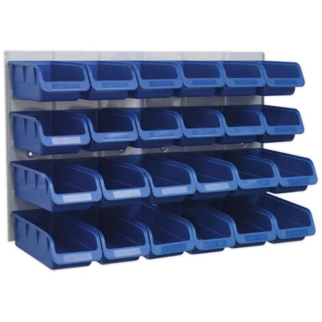 Sealey Bin & Panel Combination 24 Bins - Blue TPS131