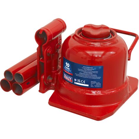 Sealey BJ10LE Low Profile Telescopic Bottle Jack 10 Tonne